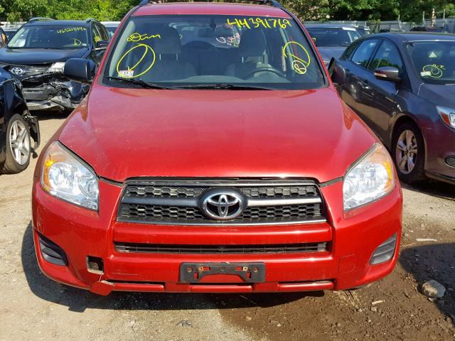 2T3BF4DV3AW063921 - 2010 TOYOTA RAV4 RED photo 9