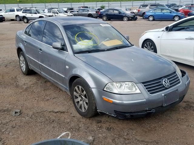 WVWPD63B03P287709 - 2003 VOLKSWAGEN PASSAT GLS SILVER photo 1