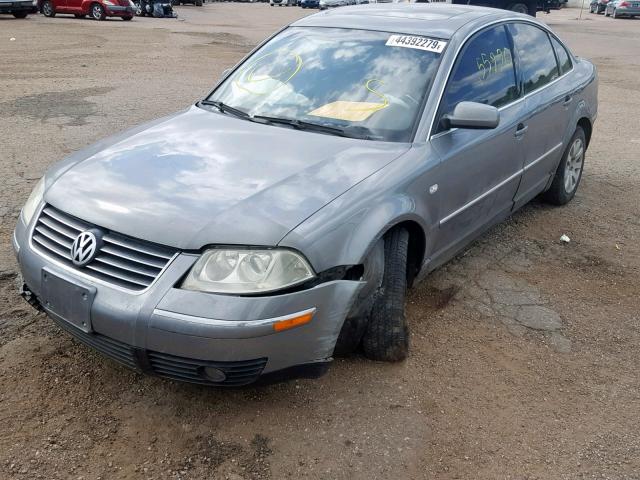 WVWPD63B03P287709 - 2003 VOLKSWAGEN PASSAT GLS SILVER photo 2