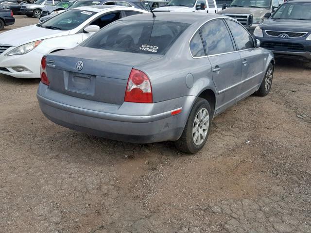 WVWPD63B03P287709 - 2003 VOLKSWAGEN PASSAT GLS SILVER photo 4