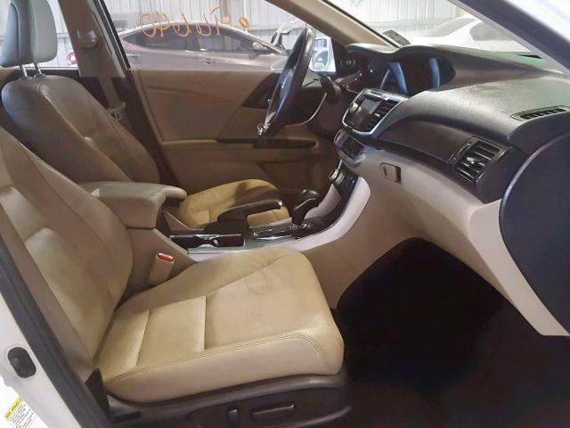 1HGCR2F88FA182482 - 2015 HONDA ACCORD EXL WHITE photo 5