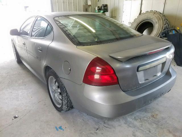 2G2WP522751294983 - 2005 PONTIAC GRAND PRIX GRAY photo 3