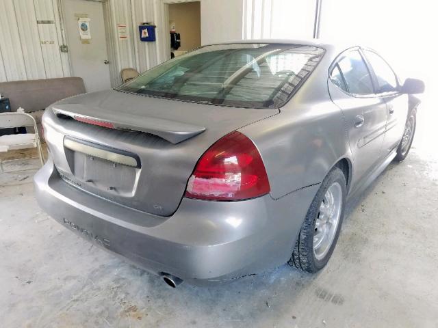 2G2WP522751294983 - 2005 PONTIAC GRAND PRIX GRAY photo 4