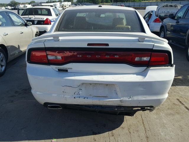 2C3CDXHG4CH135675 - 2012 DODGE CHARGER SX WHITE photo 9