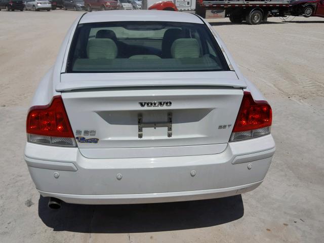 YV1RS592482698092 - 2008 VOLVO S60 2.5T WHITE photo 10