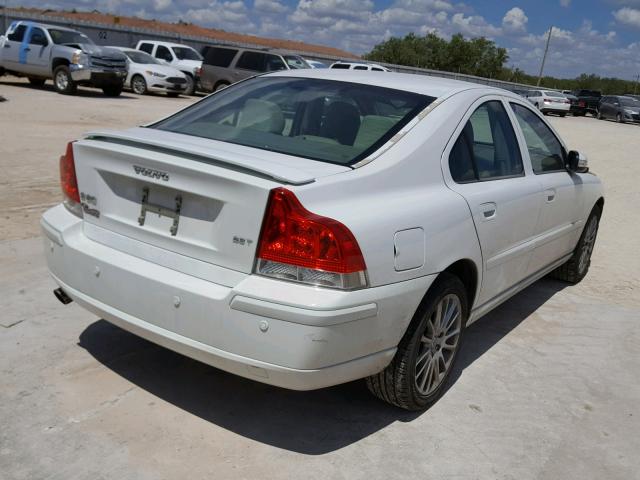 YV1RS592482698092 - 2008 VOLVO S60 2.5T WHITE photo 4