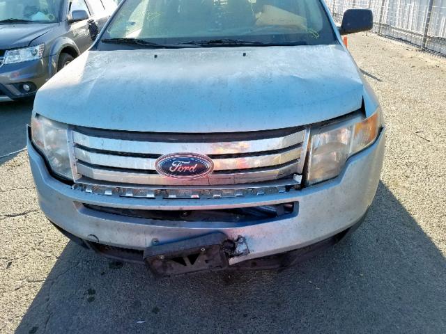 2FMDK36C58BA83588 - 2008 FORD EDGE SE SILVER photo 9