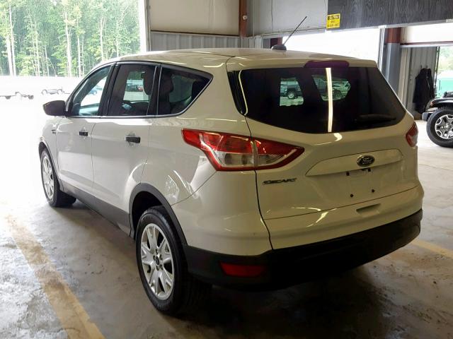 1FMCU0F73EUC10447 - 2014 FORD ESCAPE S WHITE photo 3