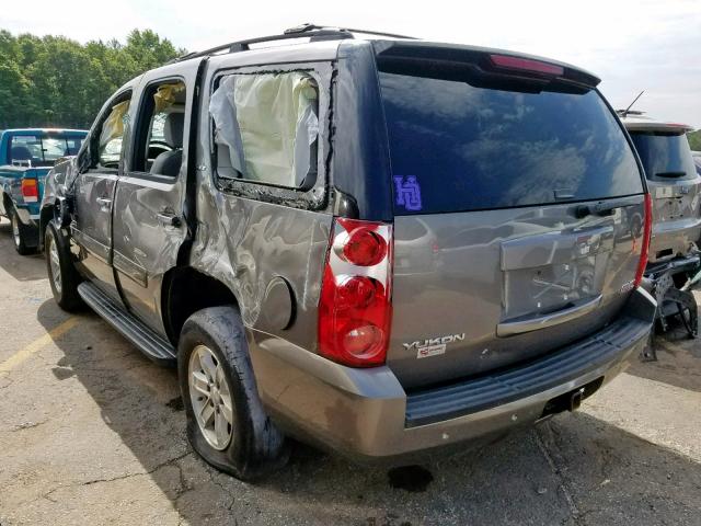 1GKFC13J87J381875 - 2007 GMC YUKON GRAY photo 3