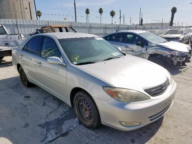 JTDBE32K030241376 - 2003 TOYOTA CAMRY LE SILVER photo 1