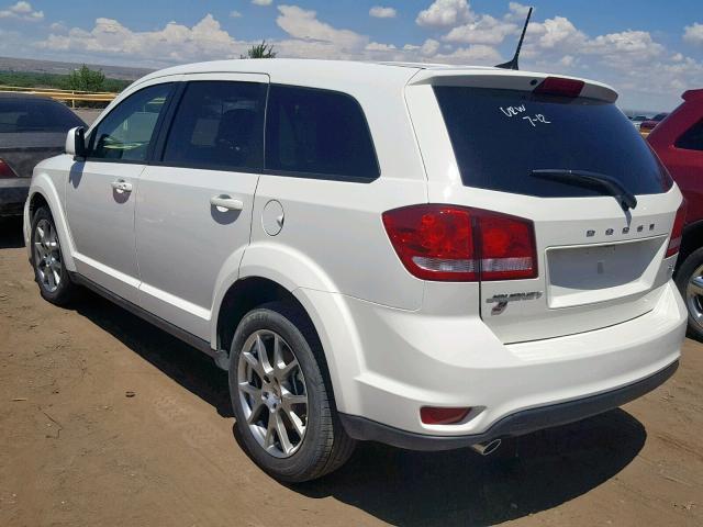 3C4PDDEG9KT794566 - 2019 DODGE JOURNEY GT WHITE photo 3