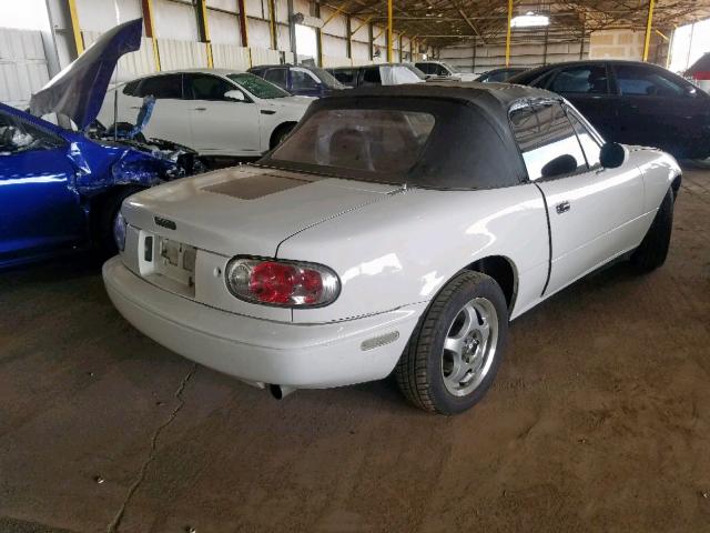 JM1NA3516N0327919 - 1992 MAZDA MX-5 MIATA WHITE photo 4