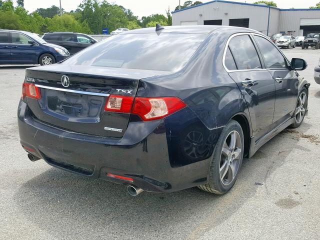 JH4CU2F83CC017208 - 2012 ACURA TSX SE BLACK photo 4