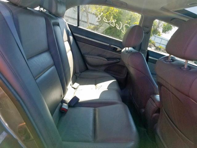 2HGFA16988H349600 - 2008 HONDA CIVIC EXL 棕色 照片 6