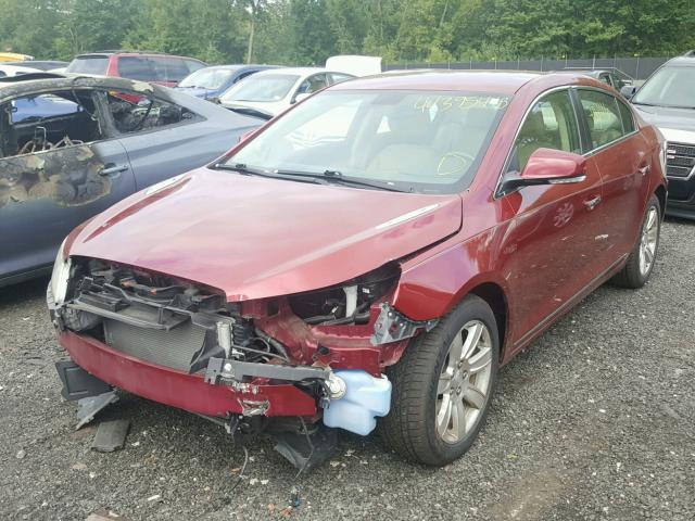 1G4GC5GGXAF298766 - 2010 BUICK LACROSSE C MAROON photo 2