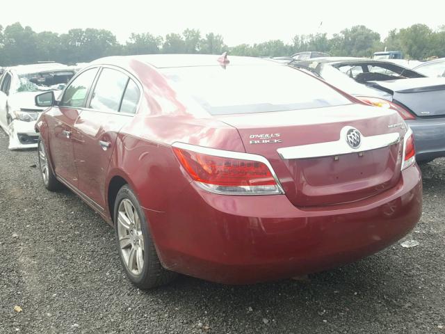 1G4GC5GGXAF298766 - 2010 BUICK LACROSSE C MAROON photo 3