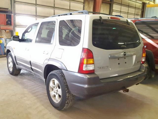 4F2CZ96174KM33011 - 2004 MAZDA TRIBUTE ES 银色 照片 3