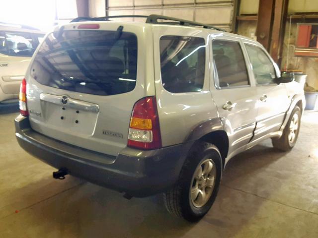4F2CZ96174KM33011 - 2004 MAZDA TRIBUTE ES 银色 照片 4