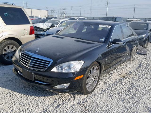 WDDNG76X48A159792 - 2008 MERCEDES-BENZ S 600 BLACK photo 2