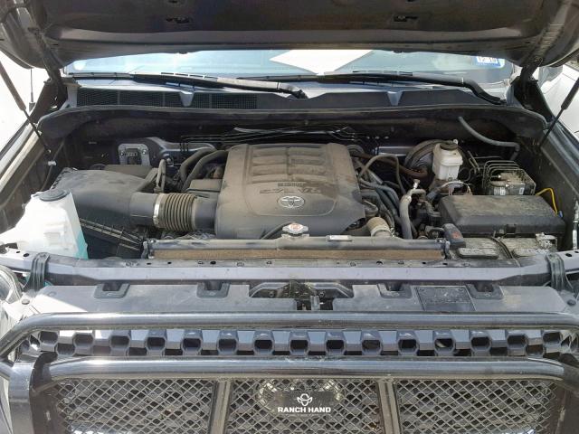 5TFCW5F18JX022541 - 2018 TOYOTA TUNDRA DOU GRAY photo 7