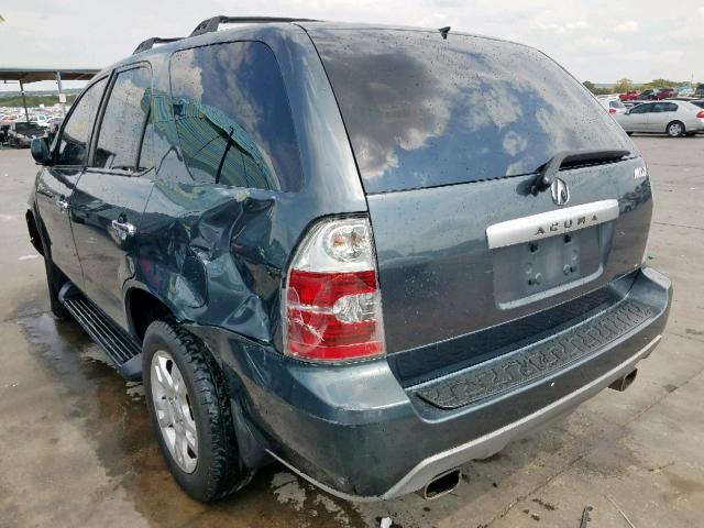 2HNYD18625H516377 - 2005 ACURA MDX TOURIN GRAY photo 3