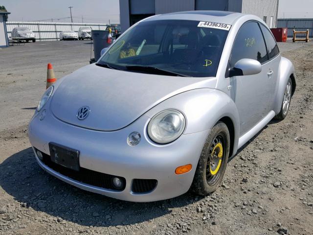 3VWFE21C03M429640 - 2003 VOLKSWAGEN NEW BEETLE SILVER photo 2