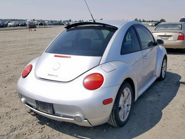 3VWFE21C03M429640 - 2003 VOLKSWAGEN NEW BEETLE SILVER photo 4