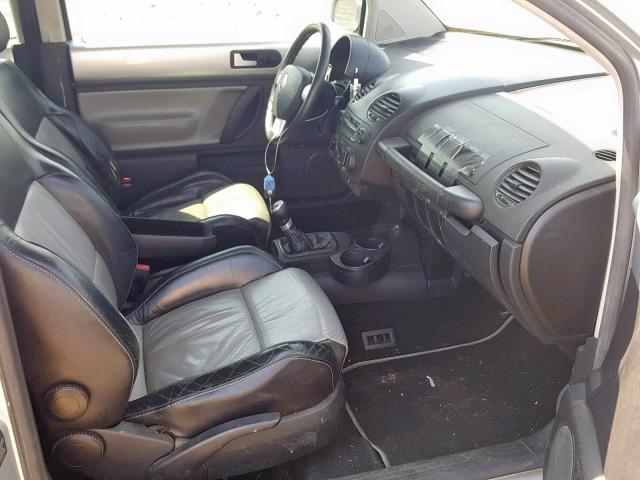 3VWFE21C03M429640 - 2003 VOLKSWAGEN NEW BEETLE SILVER photo 5