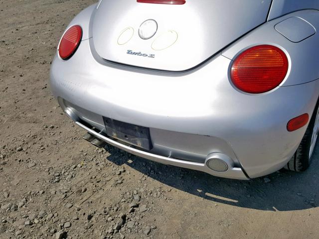 3VWFE21C03M429640 - 2003 VOLKSWAGEN NEW BEETLE SILVER photo 9