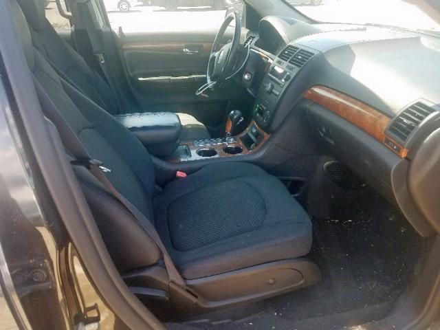 5GZER23707J122246 - 2007 SATURN OUTLOOK XR შავი ფოტო 5