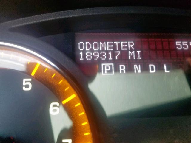 5GZER23707J122246 - 2007 SATURN OUTLOOK XR შავი ფოტო 8