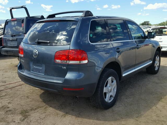 WVGBC77L74D067066 - 2004 VOLKSWAGEN TOUAREG 3. GRAY photo 4