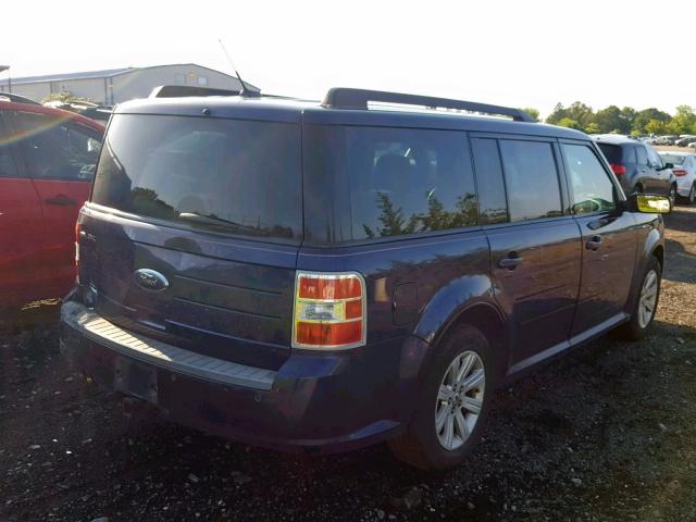 2FMGK5BC1BBD20213 - 2011 FORD FLEX SE BLUE photo 4