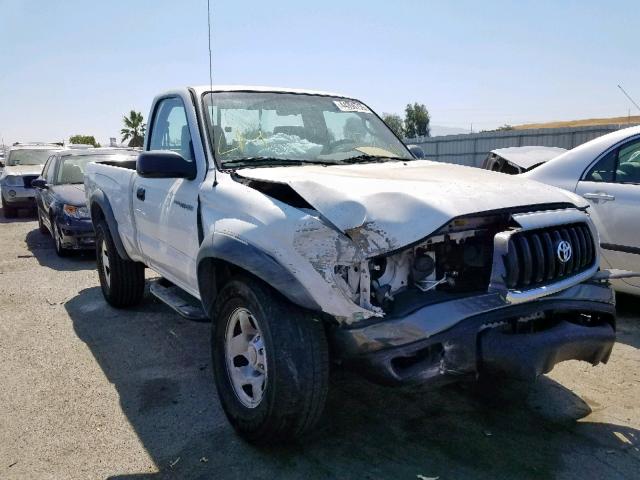 5TENM92N12Z884024 - 2002 TOYOTA TACOMA PRE WHITE photo 1