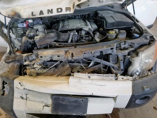 SALAE25476A364800 - 2006 LAND ROVER LR3 SE WHITE photo 7