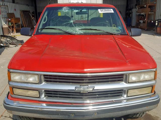 1GBEK14R2VZ240169 - 1997 CHEVROLET GMT-400 K1 RED photo 9