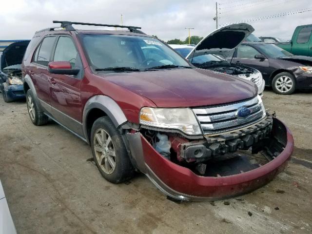 1FMDK02W58GA38660 - 2008 FORD TAURUS X S BURGUNDY photo 1