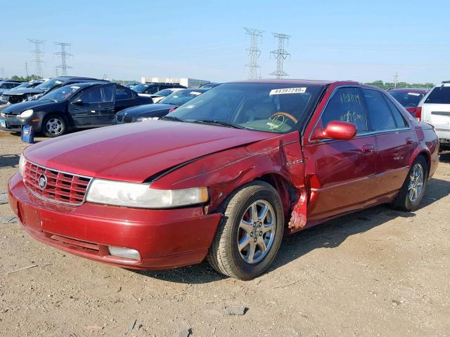 1G6KY5490WU905740 - 1998 CADILLAC SEVILLE ST RED photo 2