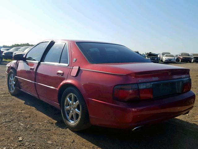 1G6KY5490WU905740 - 1998 CADILLAC SEVILLE ST RED photo 3