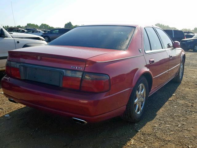 1G6KY5490WU905740 - 1998 CADILLAC SEVILLE ST RED photo 4