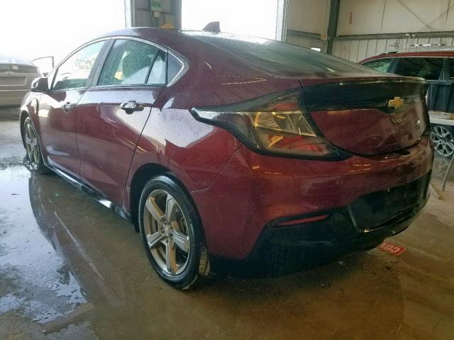 1G1RA6S54HU145278 - 2017 CHEVROLET VOLT LT RED photo 3