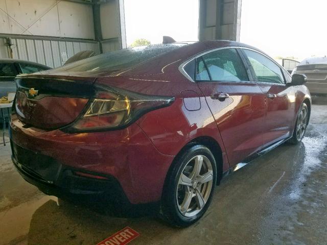 1G1RA6S54HU145278 - 2017 CHEVROLET VOLT LT RED photo 4