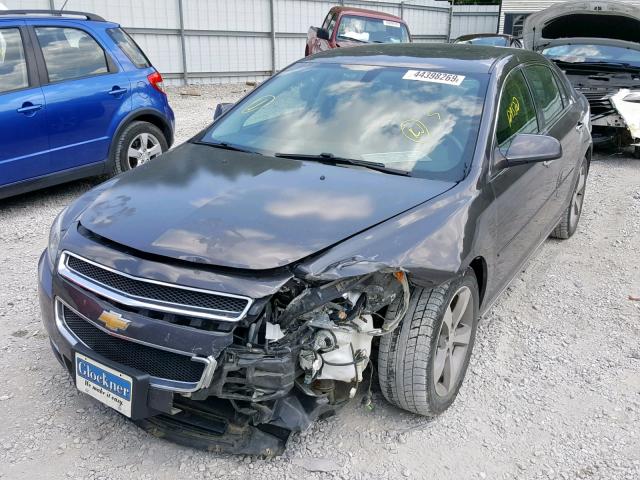 1G1ZC5EU9CF397855 - 2012 CHEVROLET MALIBU 1LT GRAY photo 2