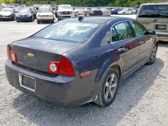 1G1ZC5EU9CF397855 - 2012 CHEVROLET MALIBU 1LT GRAY photo 4