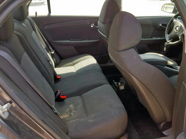 1G1ZC5EU9CF397855 - 2012 CHEVROLET MALIBU 1LT GRAY photo 6