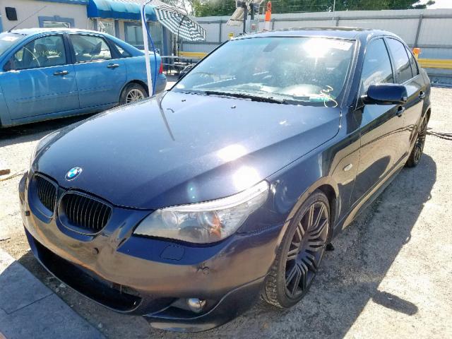 WBANW53598CT55216 - 2008 BMW 550 I BLACK photo 2