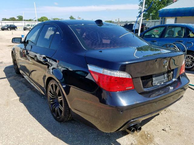 WBANW53598CT55216 - 2008 BMW 550 I BLACK photo 3