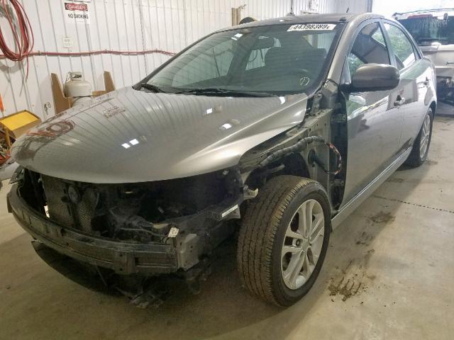 KNAFU4A20C5474542 - 2012 KIA FORTE EX SILVER photo 2