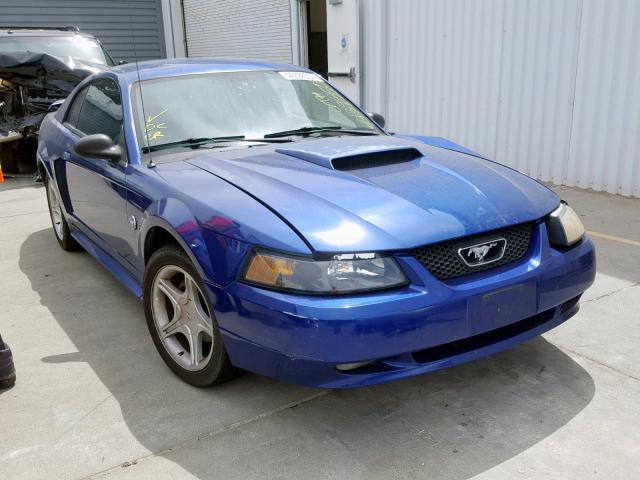 1FAFP42X84F103585 - 2004 FORD MUSTANG GT BLUE photo 1