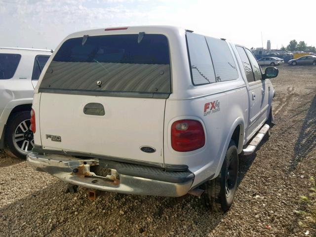 1FTRW08L42KE30660 - 2002 FORD F150 SUPER WHITE photo 4